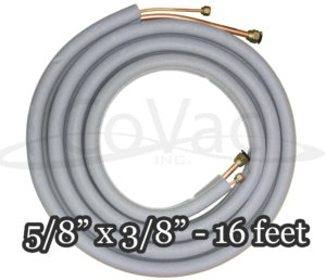 Line Set 5/8″ x 3/8″ – 16 Feet